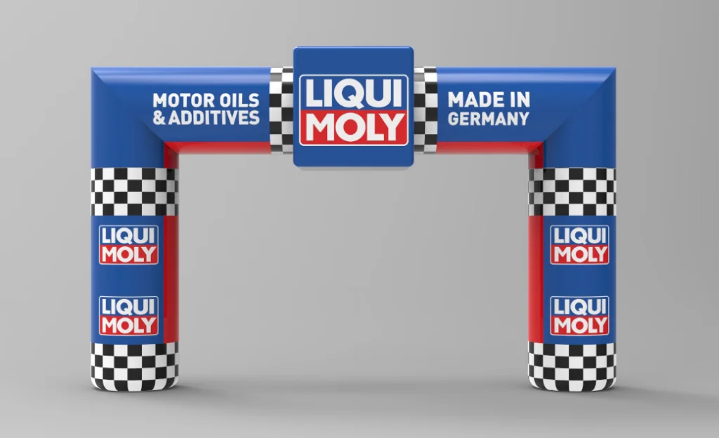 Vista previa de diseño de hinchables publicitarios