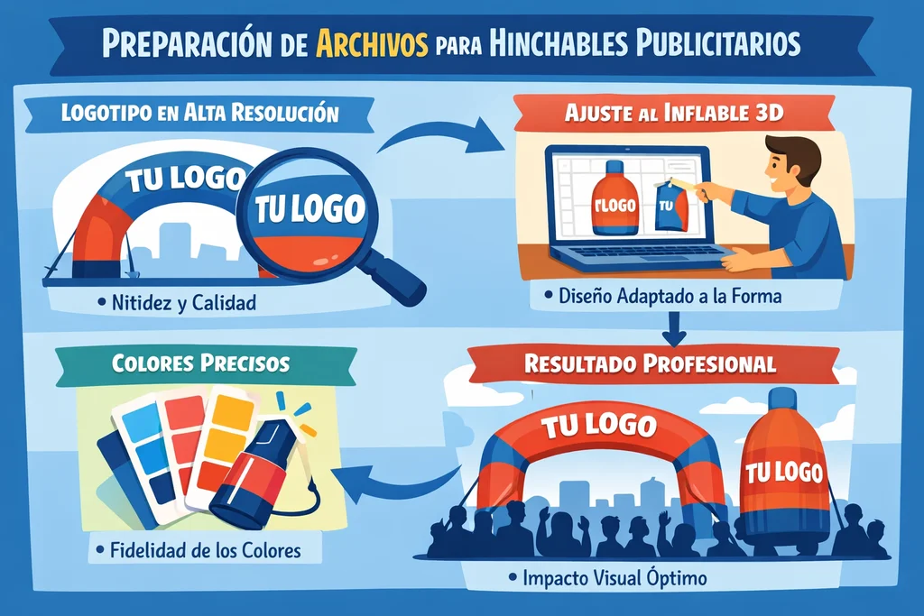 Archivo vectorial para hinchables publicitarios