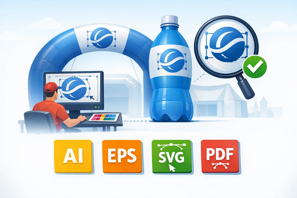 Archivo vectorial para hinchables publicitarios