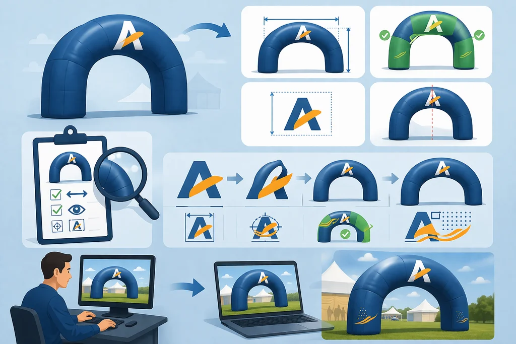 Archivo vectorial para hinchables publicitarios