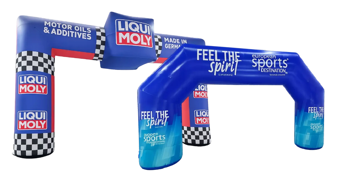 Arcos para eventos y competiciones hinchable publicitario