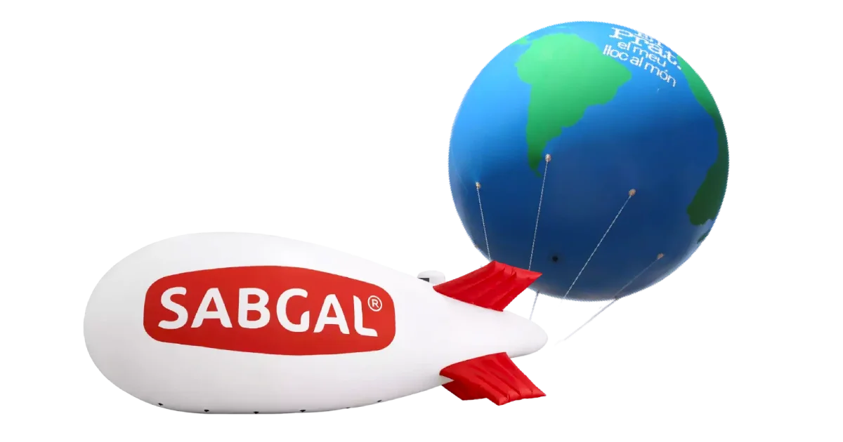 Aerostáticos hinchables hinchable publicitario