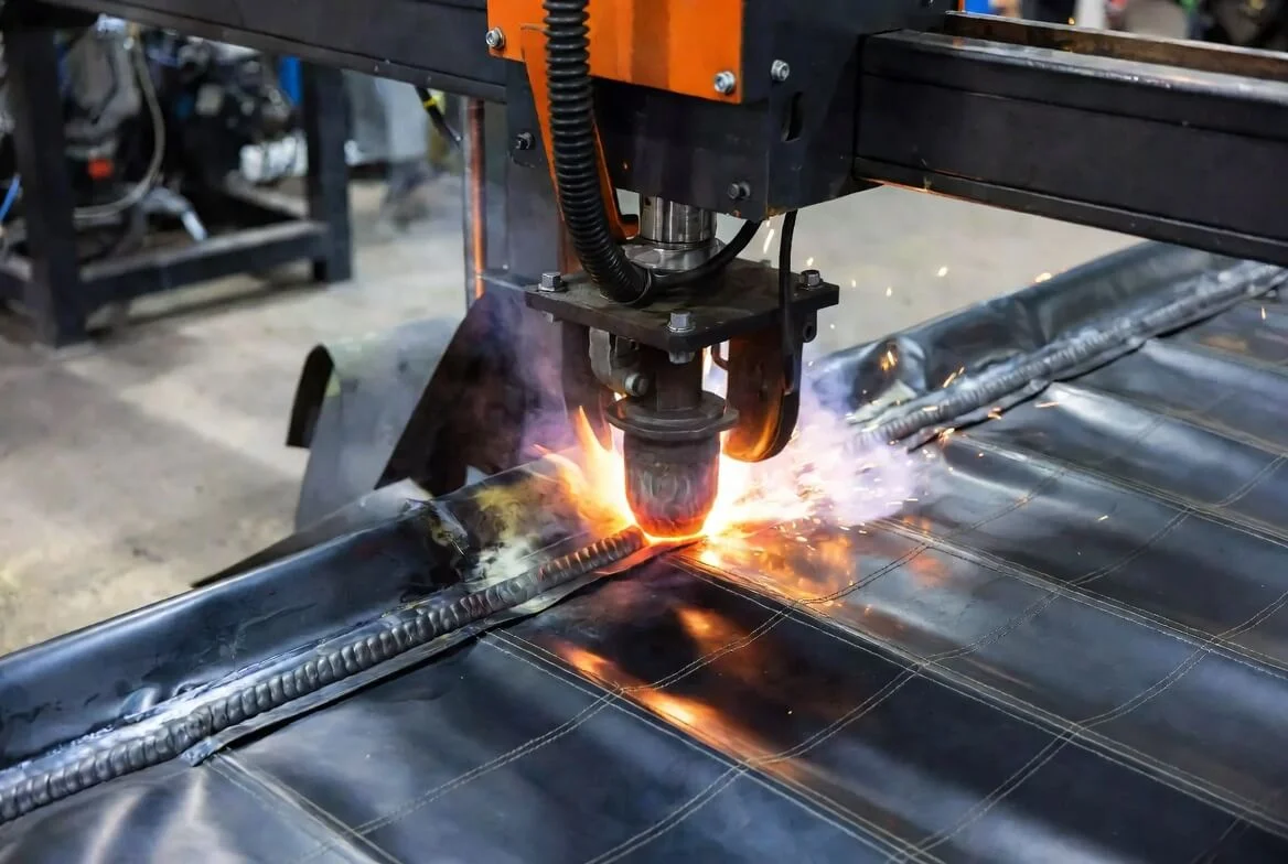 Soldadura de alta frecuencia en PVC para inflables